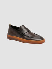 HERBIE 001 - Brown Leather Penny Loafers