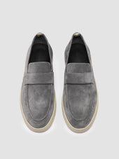 HERBIE 001 - Grey Suede Penny Loafers