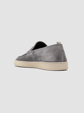 HERBIE 001 - Grey Suede Penny Loafers