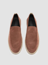 HERBIE 011 - Brown Suede Penny Loafers