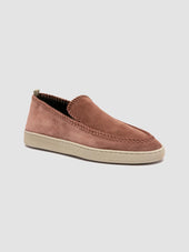 HERBIE 011 - Brown Suede Penny Loafers