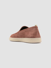 HERBIE 011 - Brown Suede Penny Loafers