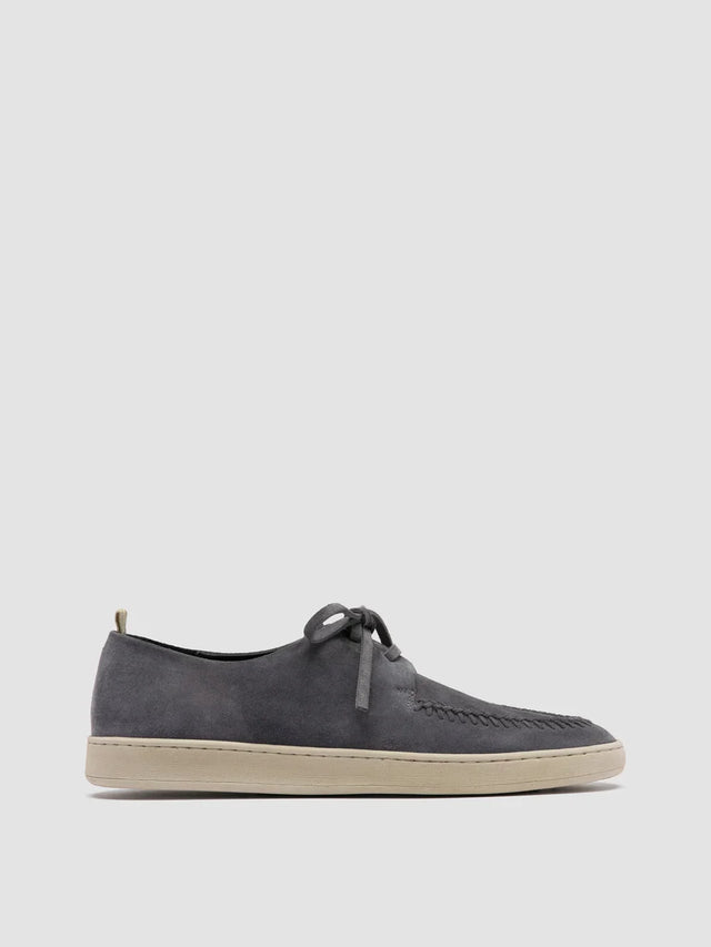 HERBIE 012 - Blue Suede Derby Shoes