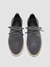 HERBIE 012 - Blue Suede Derby Shoes