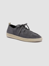 HERBIE 012 - Blue Suede Derby Shoes