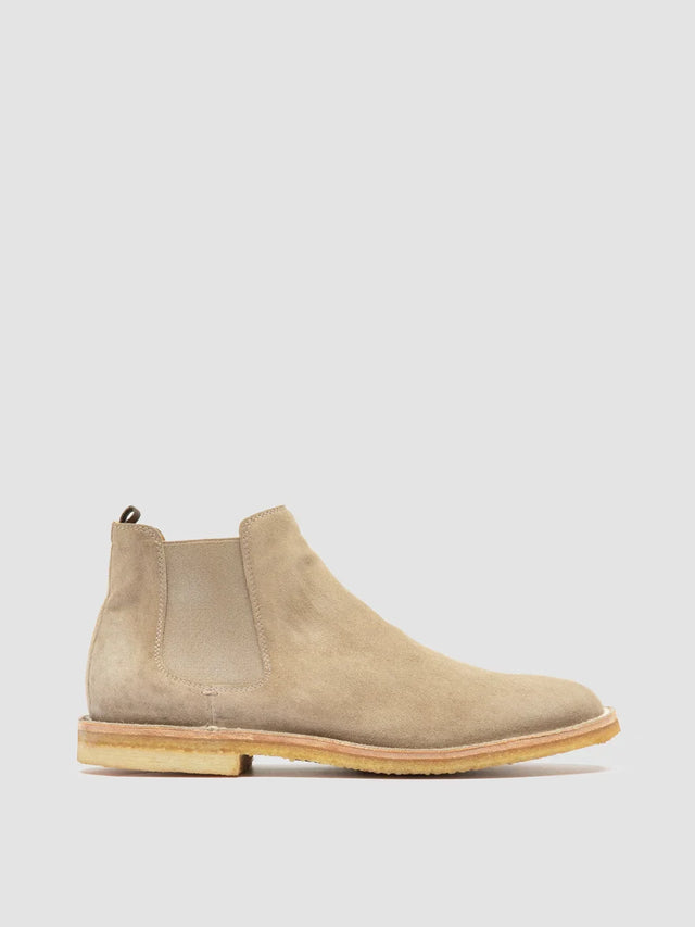 HISTORY 004 - Taupe Suede Chelsea Boots