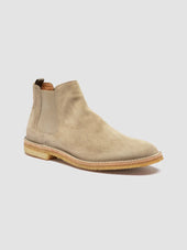 HISTORY 004 - Taupe Suede Chelsea Boots