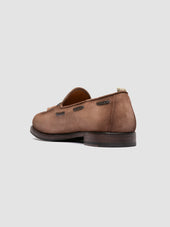 Ivies 002 Light Brown Suede Tassel Loafers