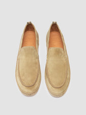 LINE 001 - Brown Suede Penny Loafers