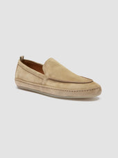 LINE 001 - Brown Suede Penny Loafers
