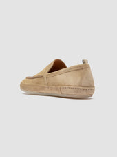 LINE 001 - Brown Suede Penny Loafers