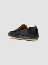LINE 001 - Black Leather Penny Loafers