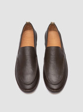 LINE 001 - Brown Leather Penny Loafers