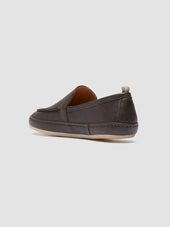 LINE 001 - Brown Leather Penny Loafers
