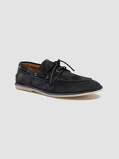 LOVE 001 - Blue Suede Boat Shoes