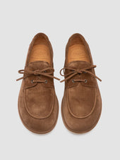 LOVE 001 - Brown Suede Boat Shoes