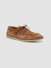 LOVE 001 - Brown Suede Boat Shoes