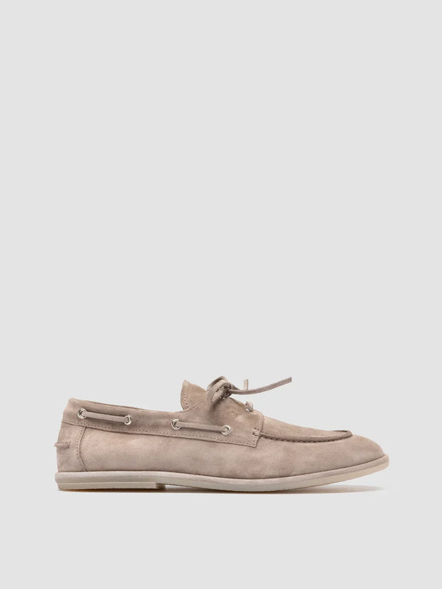 LOVE 001 - Grey Suede Boat Shoes