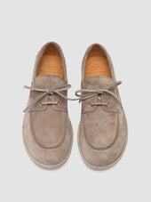 LOVE 001 - Grey Suede Boat Shoes