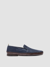 MAURICE 002 - Blue Suede Loafers