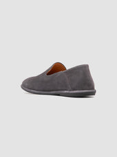 MIENNE 001 - Blue Suede Penny Loafers