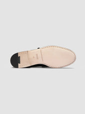OLIVER 011 - Black Leather Penny Loafers