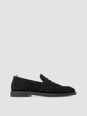 OPERA FLEXI 101 - Black Suede Penny Loafers