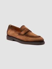 Opera Flexi 101 Light Brown Suede Penny Loafers