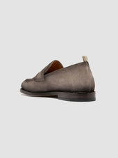 OPERA 001 - Grey Suede Penny Loafers