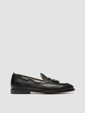 OPERA 002 - Black Leather Tassel Loafers