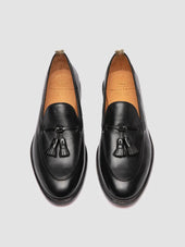 OPERA 002 - Black Leather Tassel Loafers