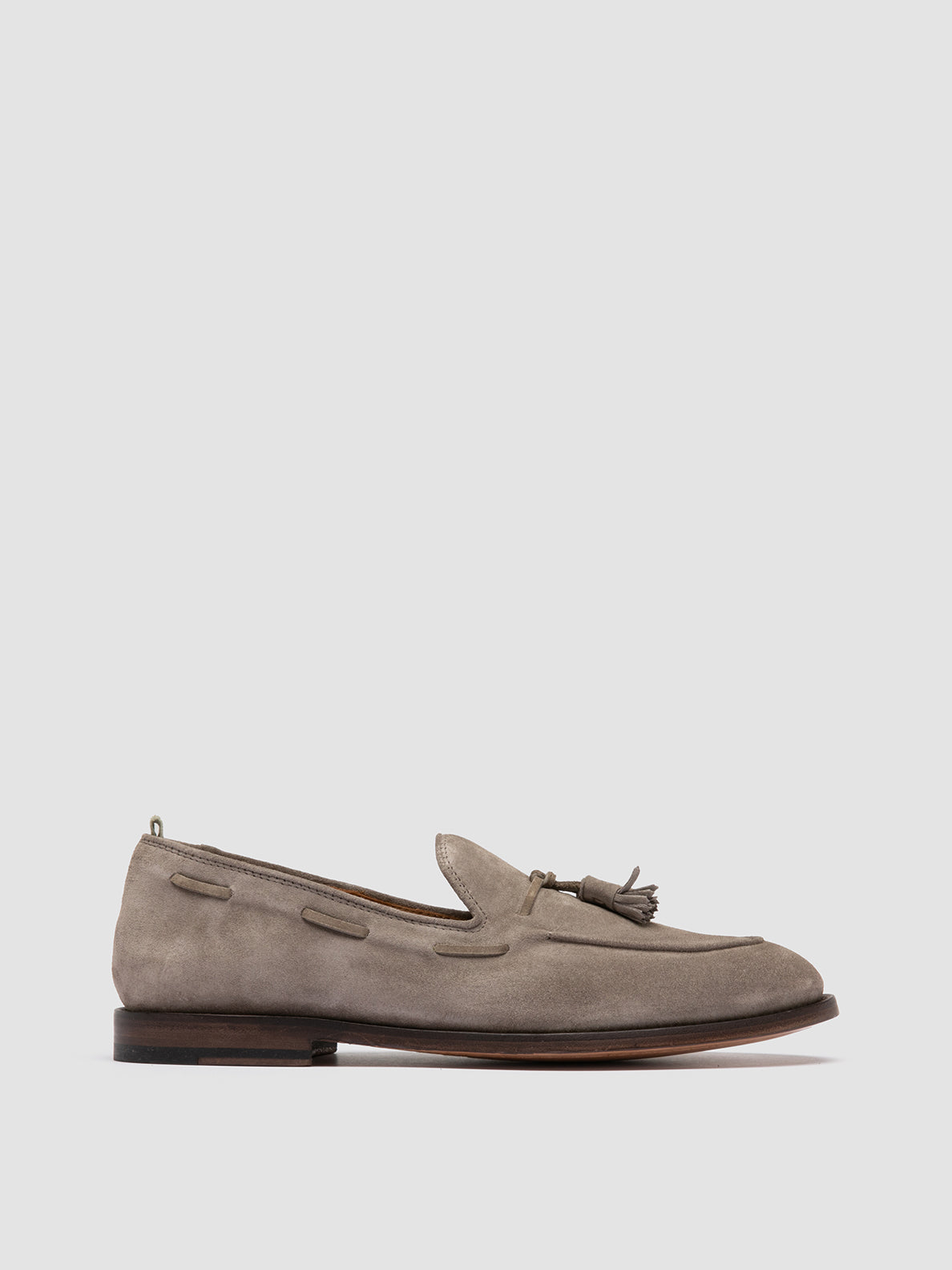 Opera 002 Grey Suede Tassel Loafers