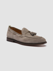 OPERA 002 - Grey Suede Tassel Loafers