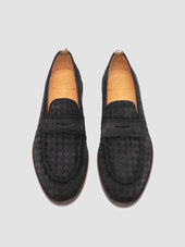 OPERA 003 - Blue Suede Penny Loafers