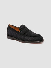 OPERA 003 - Blue Suede Penny Loafers