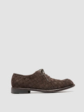 RUGGED 007 - Brown Suede Derby Shoes