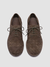 RUGGED 007 - Brown Suede Derby Shoes
