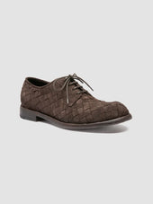 RUGGED 007 - Brown Suede Derby Shoes