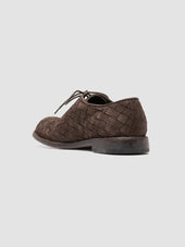 RUGGED 007 - Brown Suede Derby Shoes