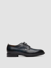 SILENT 001 - Blue Leather Derby Shoes