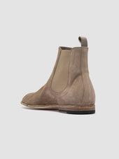 SOLITUDE 004 - Taupe Suede Chelsea Boots