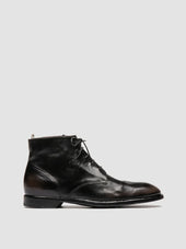 SOUND 003 - Grey Leather Lace-up Boots