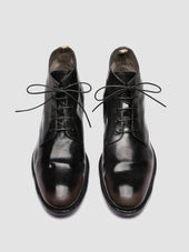 SOUND 003 - Grey Leather Lace-up Boots