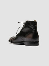 SOUND 003 - Grey Leather Lace-up Boots