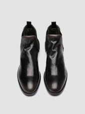 Vanderbilt Caou 002 Grey Leather Chelsea Boots