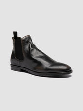 Vanderbilt Caou 002 Grey Leather Chelsea Boots