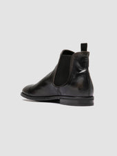 Vanderbilt Caou 002 Grey Leather Chelsea Boots