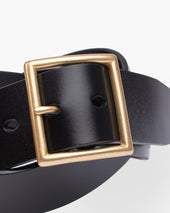 OGL Vintage 1.75" Leather Belt - Black