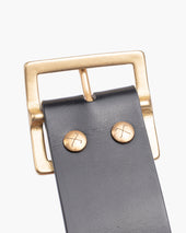 OGL Vintage 1.75" Leather Belt - Black