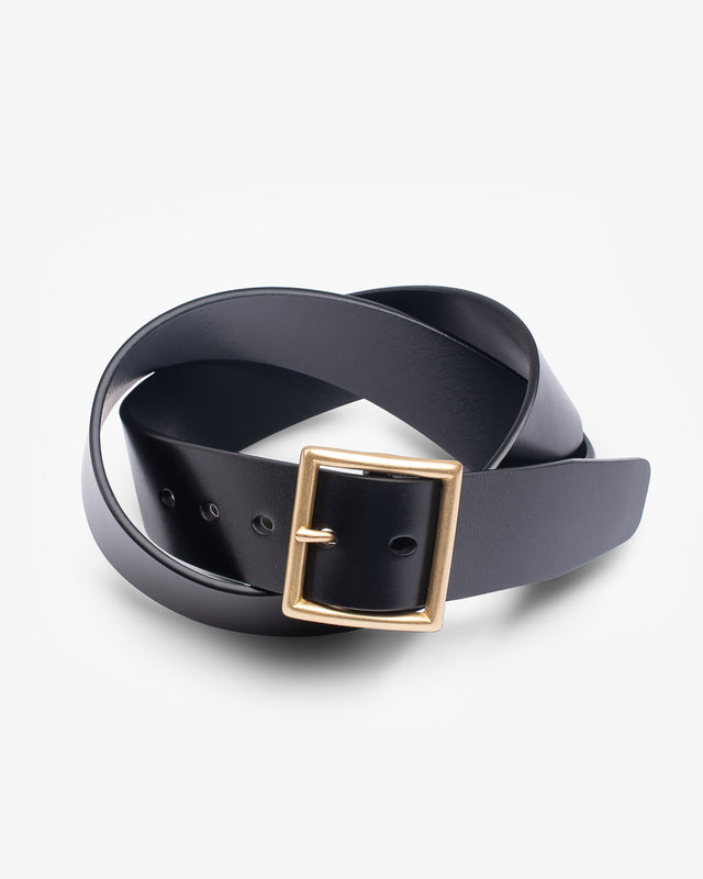 OGL Vintage 1.75" Leather Belt - Black